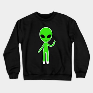 FUNNY ALIEN. Crewneck Sweatshirt